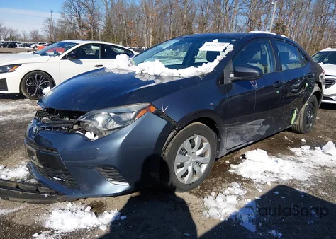 2016 Toyota Corolla Le from USA, damaged, VIN 2T1BURHE7GC652065